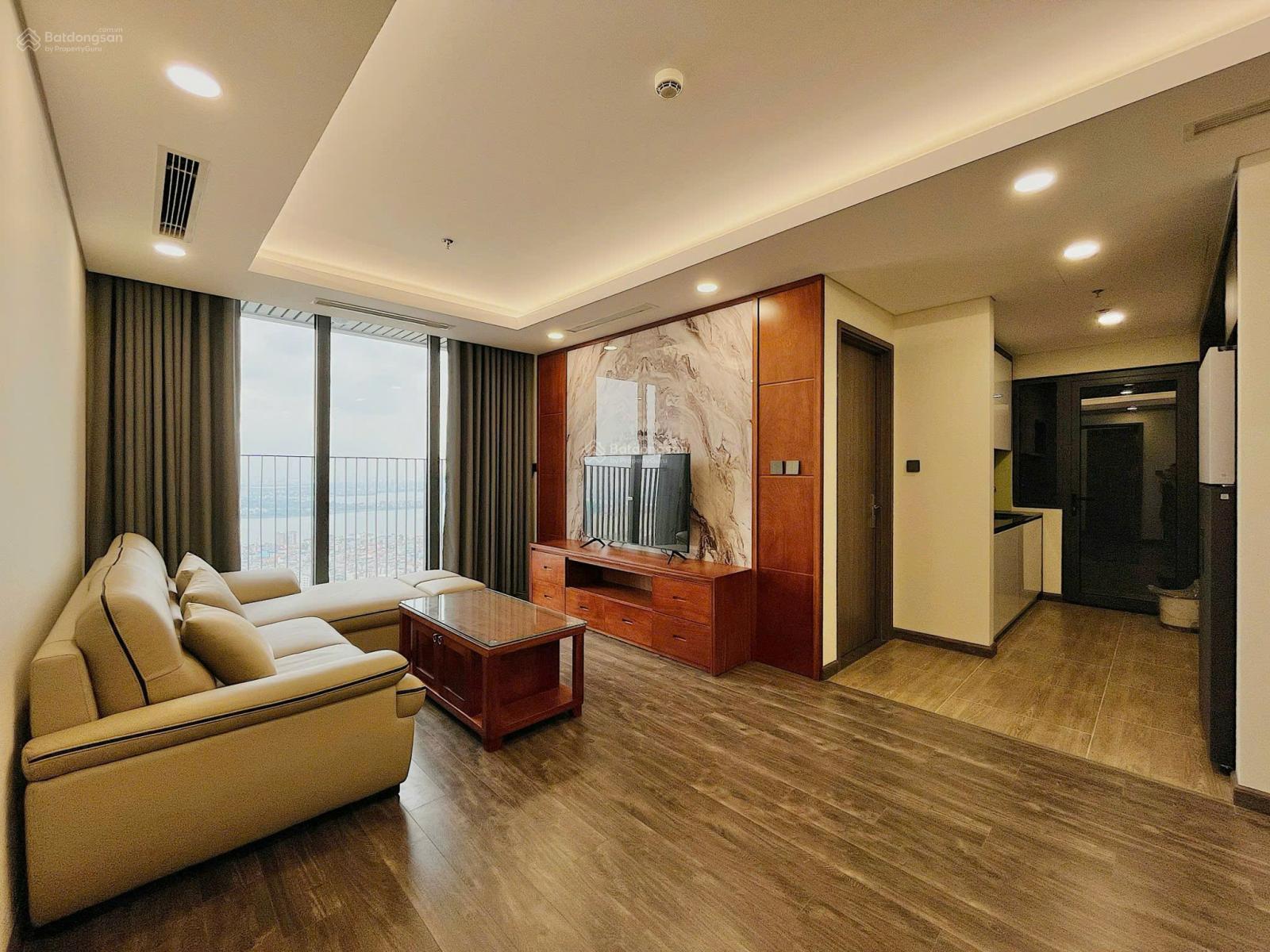 Không gian Cho thuê căn hộ Han Jardin 110 m2, 3 PN, tầng cao view Hồ Tây, full nội thất xịn giá 25 triệu