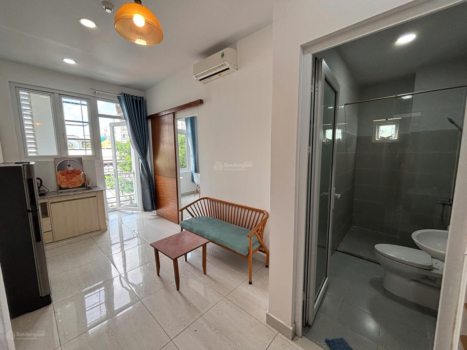 Không gian (Tui đăng thật) Cho thuê căn hộ 1PN, ban công, thang máy, có bảo vệ, hẻm ô tô, Nguyễn Văn Đậu