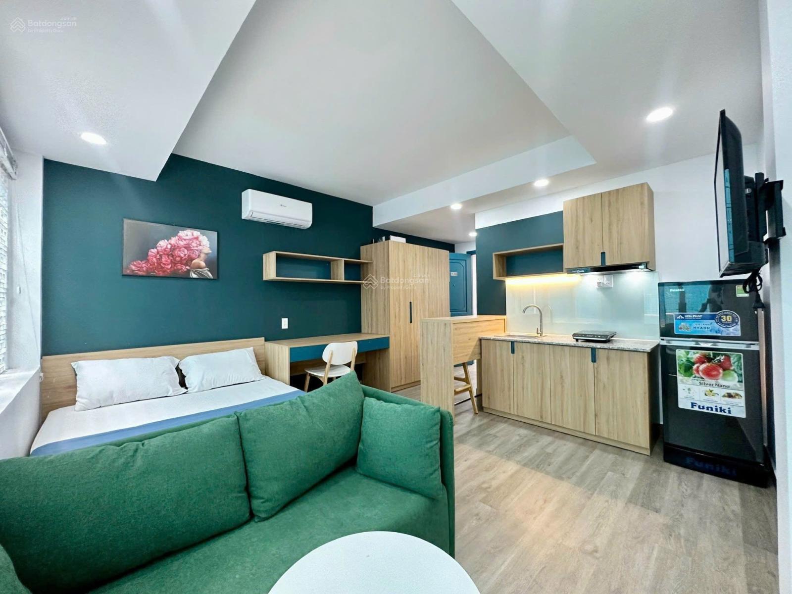 Không gian Cho thuê căn hộ studio ban công full nội thất hiện đại gần TDTU, Lotte Mart ngay trung tâm quận 7