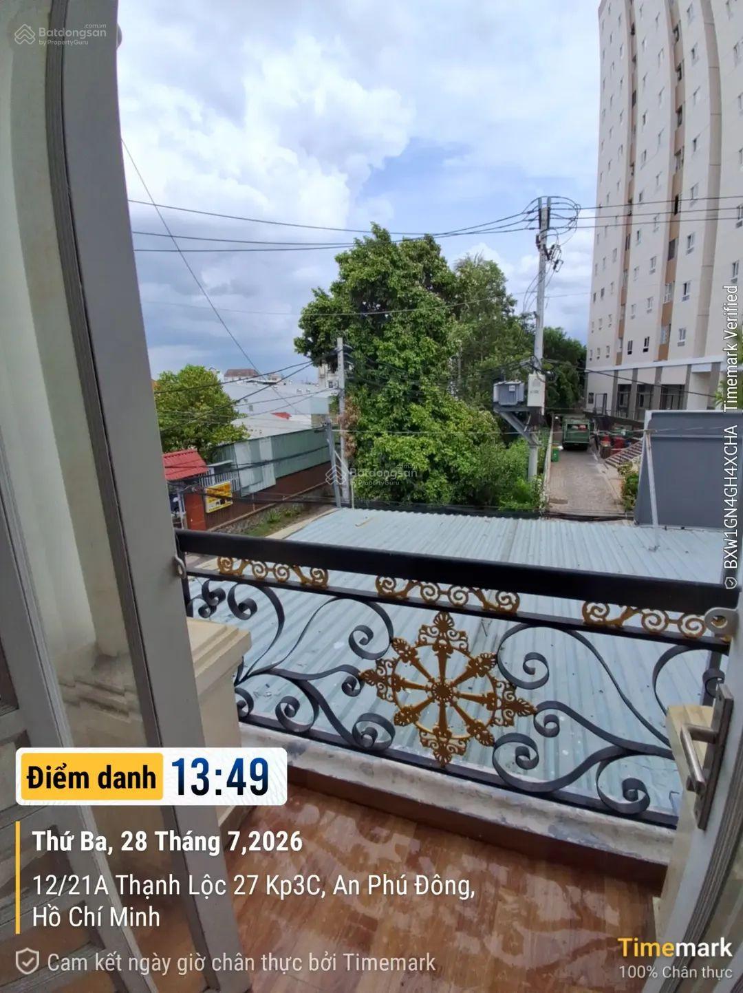 Không gian Giá 2.8 triệu/tháng cho thuê phòng full nội thất đường Thạnh Lộc 27, P. Thạnh Lộc, Q. 1