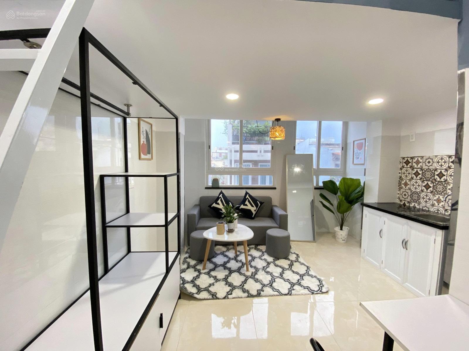 Không gian Căn hộ duplex (có gác) full nội thất, gần đại học Văn Lang Phó Đức Chính, Bình Thạnh