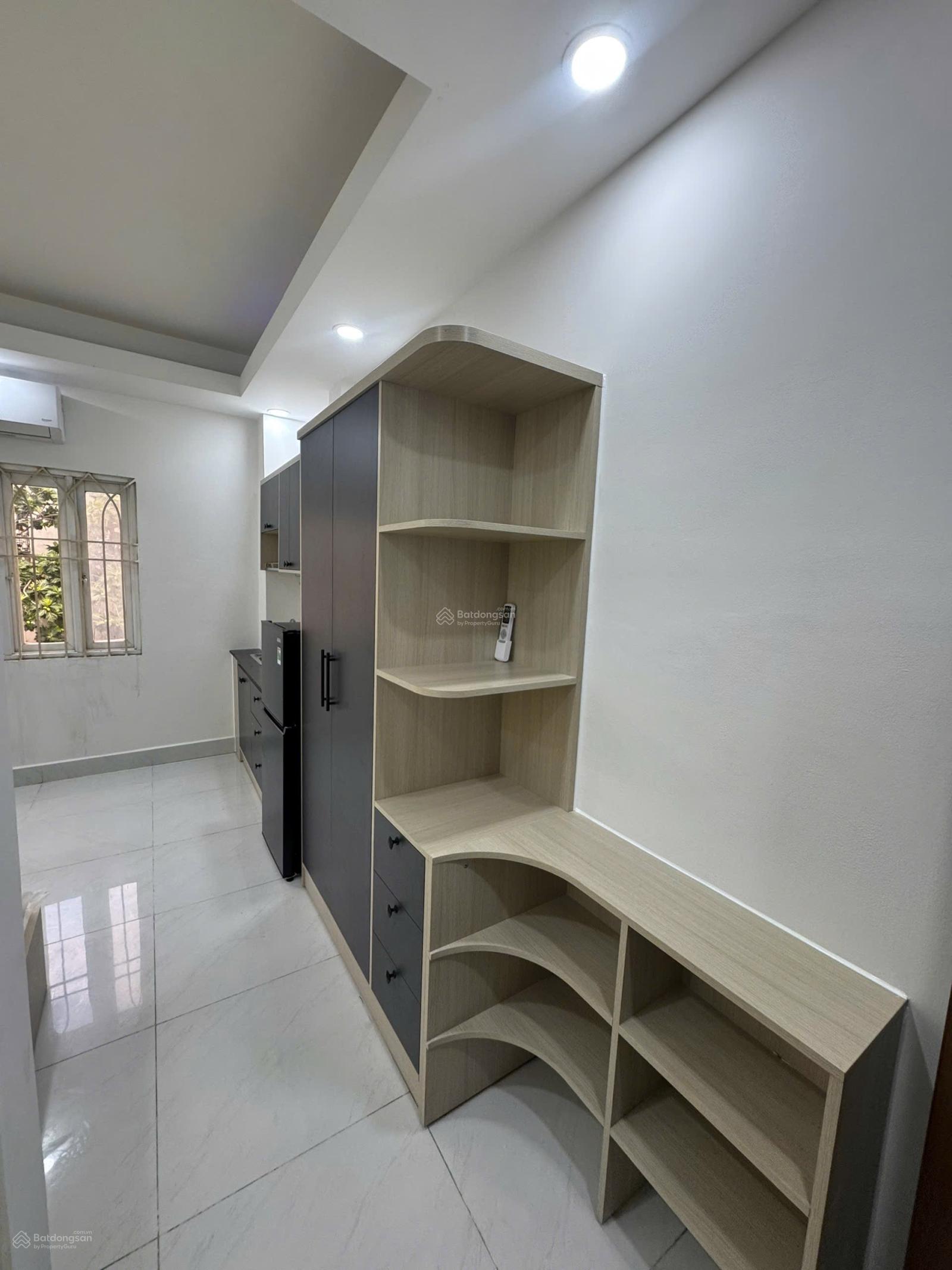 Không gian Cho thuê căn hộ 1 phòng ngủ cửa sổ trời full nội thất | Nguyễn Thái Bình, Tân Bình