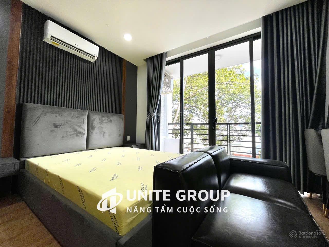 Không gian Cho thuê căn hộ 1PN full nội thất mới ban công Trần Hưng Đạo Quận 5 gần SGU, HCMUE