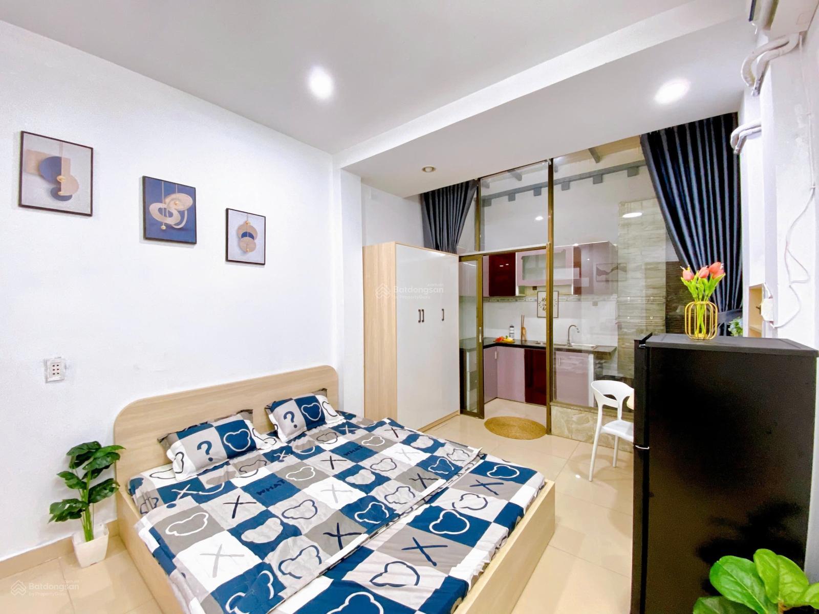 Không gian Căn hộ dịch vụ Đỗ Tấn Phong P9 Phú Nhuận full nội thất giá 6.2tr/tháng vào ở ngay