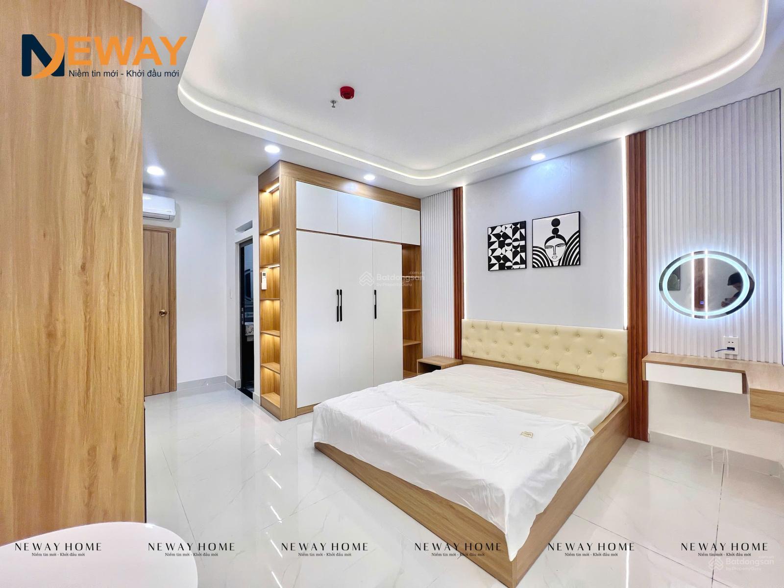 Không gian Căn hộ dịch vụ gần Cao đẳng FPT - CĐ Viễn Đông mới 100% đầy đủ nội thất - gần Emart Phan Huy Ích