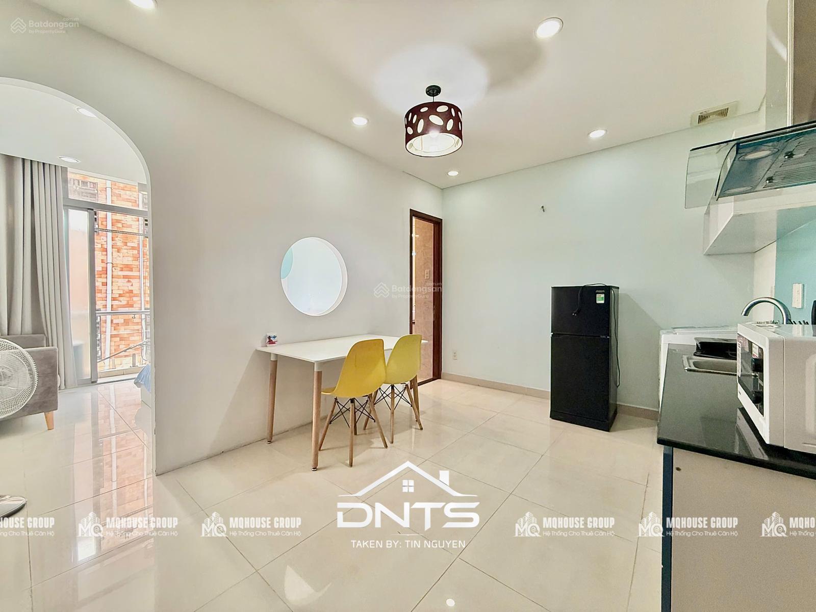 Không gian Căn hộ trung tâm tách bếp balcony 40m2 máy giặt riêng, thang máy, gần cv Lê Văn Tám, ĐH ISB