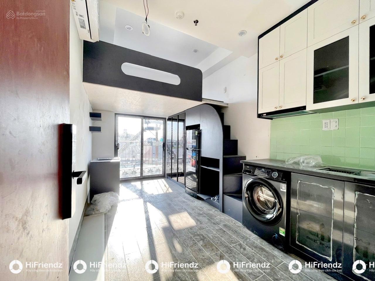 Không gian Cho thuê căn hộ dịch vụ đầy đủ nội thất cao cấp sẵn ở ngay Ngã Tư Bốn Xã