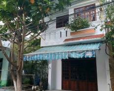 nhà 2 tầng MT Tân Phú khu biển Mân Thái diện tích: 85m ngang 5m. Nhà có 4pn, 2wc-ko n thất