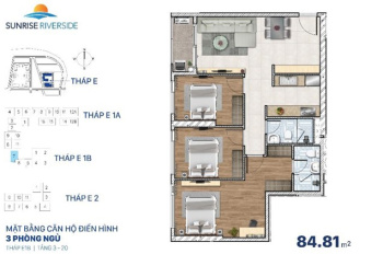 CHÍNH CHỦ BÁN GẤP CĂN HỘ SUNRISE RIVERSIDE - 3PN - VIEW ĐẸP CÔNG VIÊN - LH: 0788677899 (THU TRANG)