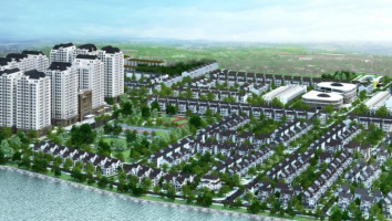 Hệ thống đèn chiếu sáng và cây xanh đã hoàn thiện