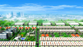 Cổng vào dự án Sweet Home Nhơn Trạch