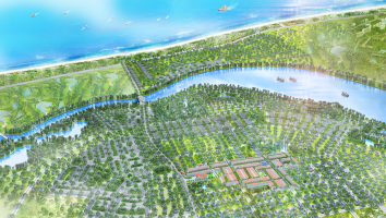 Một góc khu đô thị nhìn từ trên cao