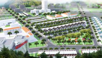 Một góc khu đô thị Golden Land Center City đã hoàn thiện hạ tầng