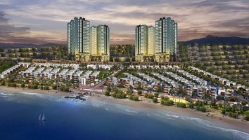 Phối cảnh một khu phố thương mại