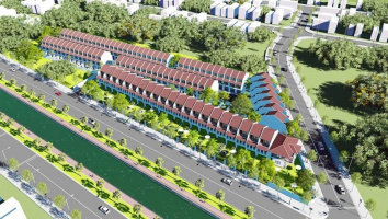 Khu vực ngoại cảnh xanh mát