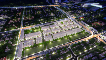 Cận cảnh một góc khu dân cư Hồ Lộc An