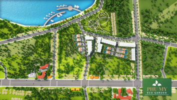 Một góc khu dân cư Phú Mỹ New City đã hoàn thiện hạ tầng