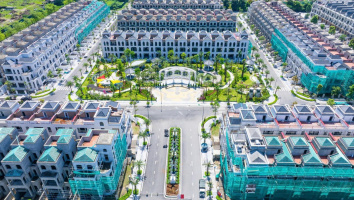 Mặt bằng thiết kế của một lô liền kề