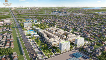 Góc nhìn từ trên cao khu vực Mỹ Đình, gần dự án