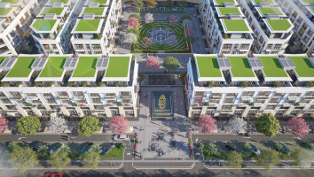 Thiết kế mặt tiền căn liền kề Porte De Ville