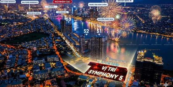 25
            
        
        
            
                
                    
                        Căn hộ cao cấp view trực diện sông Hàn Symphony 5, Giá chỉ từ 2 Tỷ, Khai Thác Dòng Tiền 12%/Năm.
                    
                
                
                    
                        Giá thỏa thuận
                            ·
                            34 m²

                            ·
                            1
                            ·
                            1
                    
                    
                            ·
                        Q. Sơn Trà (P. Sơn Trà mới)
                    
                    
                
                    
                        Sun Symphony Residence  phân khu Symphony 5 sở hữu vị trí trung tâm ven sông Hàn, pháp lý đầy đủ cho khai thác lưu trú cao cấp, phù hợp đầu tư cho thuê dài hạn, Airbnb hoặc vừa ở vừa kinh doanh.Vị trí đắc địa: 4 mặt tiền đường lớn, ngay trung tâm Đà Nẵng. 5 phút đến cầu Sông Hàn, Sơn Trà; 10 phút đến sân bay; 35 phút đến Hội An. Tiềm năng tăng giá mạnh nhờ hạ tầng tương lai như hầm chui sông Hàn và metro.Thông tin nổi bật: Tòa tháp 31 tầng, 1.228...
                    
            
            
                
                            
                                
                                        
                                    

                                
                                
                                    
                                        ‎Bảo Bảo SRT Miền Trung
                                    
                                    
                                                
            Đăng hôm nay
        

                                    
                                
                            
                
                
                        
                            
                            0905 555 *** · Hiện số