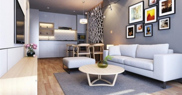 Căn hộ thiết kế 1N-1K cực thông minh và thoáng mát, nội thất đủ đồ dự án Ecolife Capitol vào đầu T7