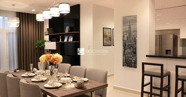 Cho thuê CH Sky Center, DT: 40m2, 1PN, 1WC, giá từ: 8.5tr/th