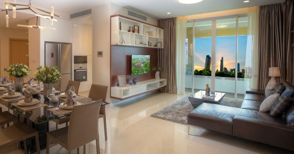 Một căn duy nhất diện tích rộng toà Kosmo DT: 180m2, 3PN3VS view hồ Tây - tầng đẹp