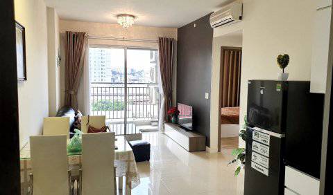 Bán căn hộ cao cấp chung cư Galaxy 9 Quận 4, DT: 70m2, 2PN, giá: 5,8 tỷ, nhà đẹp, LH: 0907 488 ***