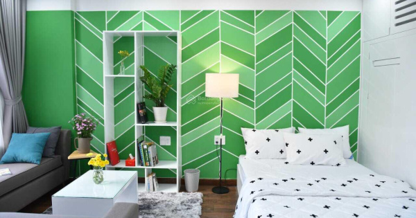 Cho thuê căn 1PN 36m2 full nội thất tốt 10tr/tháng tại Garden Gate sát công viên Gia Định