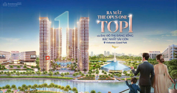 The Opus One căn 3 phòng ngủ view đẹp nhất dự án toà OS1 căn số 10