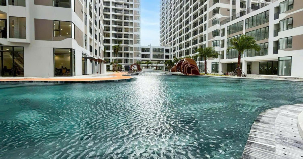 Bán căn hộ MT 63m2, giá tốt 2,65 tỷ sổ hồng, mới 100% view hồ bơi, hỗ trợ vay LS 5,5% cố định 3 năm