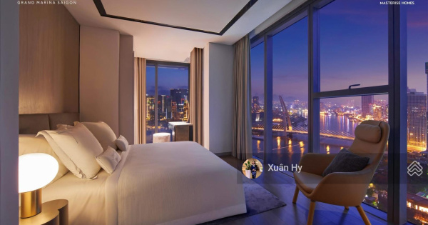 Bán căn hộ 3 phòng ngủ Grand Marina Saigon - View trực diện sông