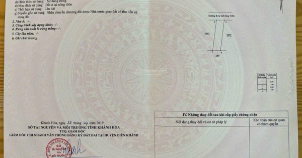 Mua bán đất tại Xã Diên An, Huyện Diên Khánh