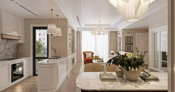 Gia đình bán căn hộ 123m2 (4N 3W) tại GoldSilk Complex. Giá: 7.3 tỷ. Sẵn sổ, full nội thất