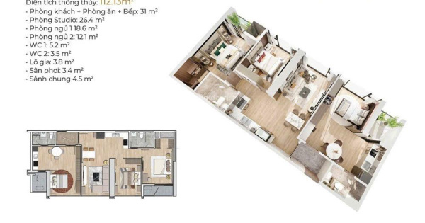 Siêu phẩm căn hộ 3PN dự án The Matrix One.Tầng trung, số đẹp. View Hồ ...