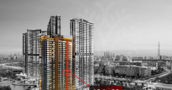 Bán căn hộ 1PN, 1WC tháp A2 view nhìn về Thảo Điền tại Eaton Park, An Phú, Q2, HCM