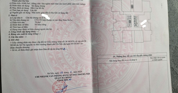 Bán căn hộ 70m2, 3,5 tỷ tại Phúc La, Hà Đông, Hà Nội