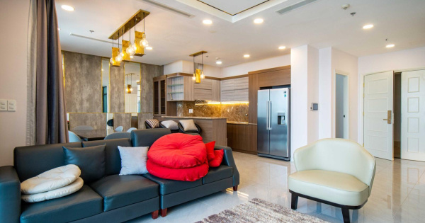 Cho thuê căn hộ 2Pn Vinhomes Golden River nội thất hiện đại, rộng thoáng view Landmark 81