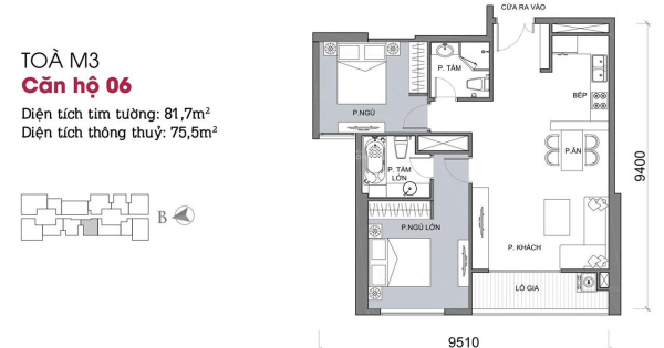 Hàng hiếm tại Vinhomes Metropolis - Liễu Giai, 14 tỷ, 81.7m2, 2PN, 2WC