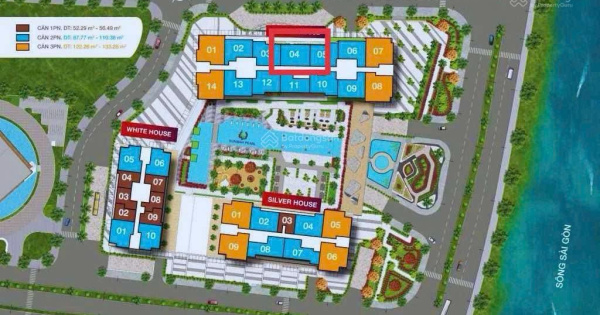 Căn mới có bán 15.5 tỷ all in căn GH-04 (2+1PN) layout 112m2 đẹp nhất Golden. View sông tầng vip