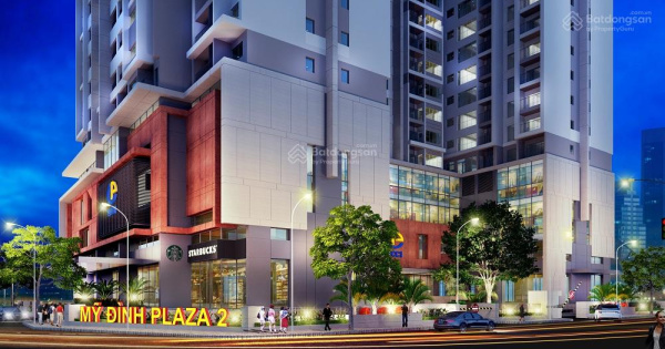 Bán CC Mỹ Đình Plaza 2, dt 102m2, 3PN 2WC, ban công Đông Nam view hồ, sẵn sổ đỏ, chủ thiện chí bán