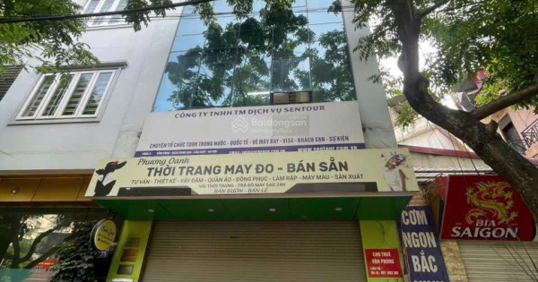 Cho thuê nhà Trần Thái Tông, DT 100m2, 5 tầng, thông sàn, thang máy, 60tr/tháng