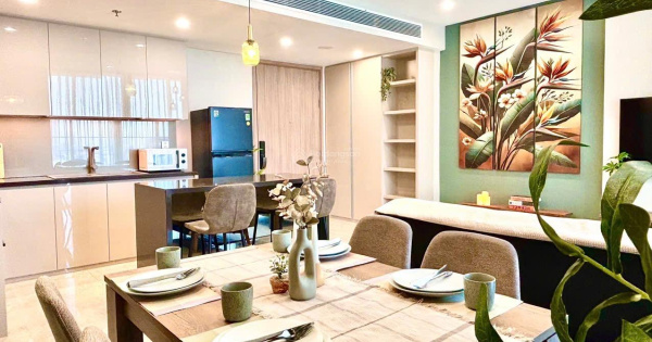 Cho thuê căn hộ Thảo Điền Green 2PN căn góc 86m2 48 triệu/ tháng