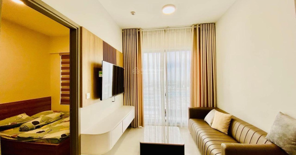 Bán căn 59m2 sổ hồng sẵn + full nội thất + giá 2.550 tỷ (102%) bao thuế phí + view Quận 1