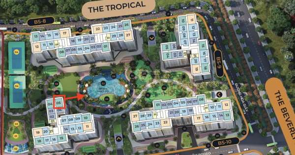 Bán 2PN+ Toà BS7 view hồ bơi nội khu và sông Đồng Nai tầng 24 đẹp nhất Tropica. LH 0912 381 ***