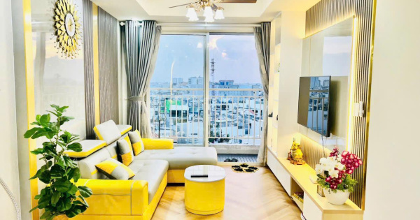 Bán căn hộ chung cư Res11, full nội thất cao cấp, 1PN, 52m2 Có sổ hồng, lầu trung, nhà mới thoáng