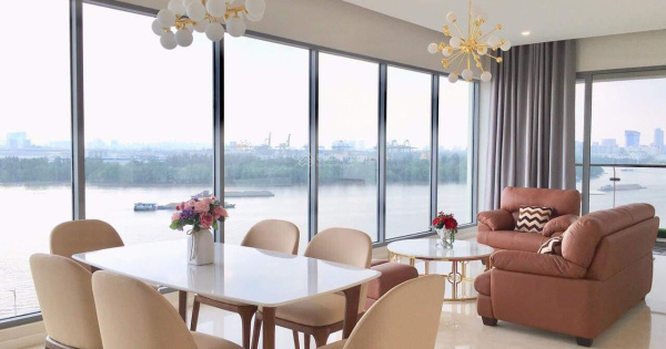 Vào ở ngay! 2PN cao cấp view sông Nam & Tây Nam cực mát, đầy đủ nội thất tại Đảo Kim Cương