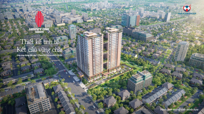 Góc nhìn từ trên cao khu vực dự án