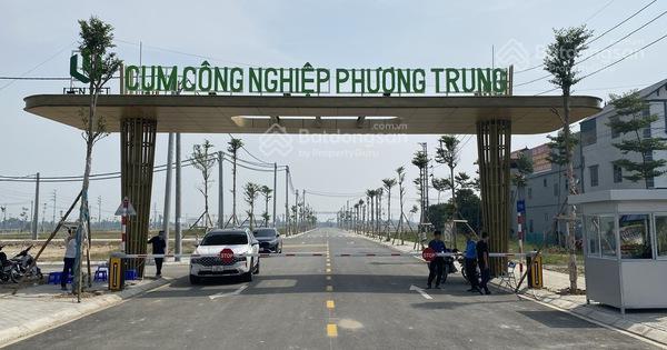 Hình ảnh cập nhật tiến độ xây dựng Cụm công nghiệp Phương Trung